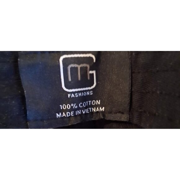 MG Fashions Snapback Black Red Embroidered Hustle Adjustable Cotton New - Picture 5 of 5